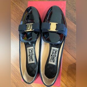 Salvatore Ferragamo Patent Leather Flats